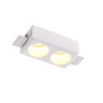 هالوژن گچی دوقلو مدل A2202 | خرید فریم هالوژن توکار گچی مدرن - Image 3