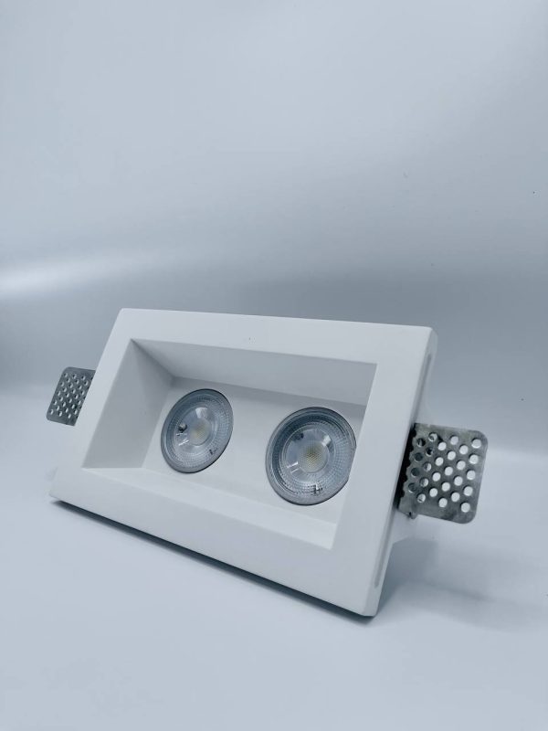 هالوژن گچی توکار دوتاییS2102 - Image 3