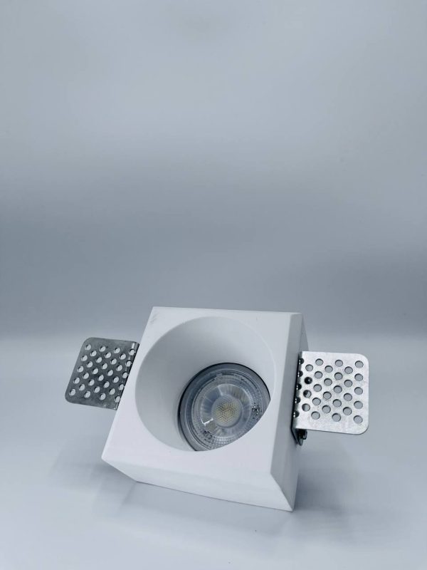 هالوژن گچی مربعی A2201 | قاب گچی مدرن سقفی - Image 2