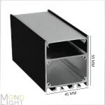 لاین نوری آویز و روکار به ارتفاع 55 میلی متری و در عرض 45 میلی متر