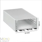 لاین نوری روکار و آویز به ارتفاع 31 میلی متری به عرض 59 میلی متری