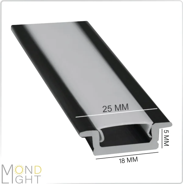 لاین نوری کابینتی به ارتفاع 5 میلی متری به عرض 18 میلی متری