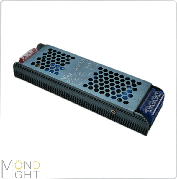 سوئیچینگ 12 ولت اسلیم 200 وات 16.6 امپر سوئیچینگ 12 ولت اسلیم 200 وات 16.6 امپر