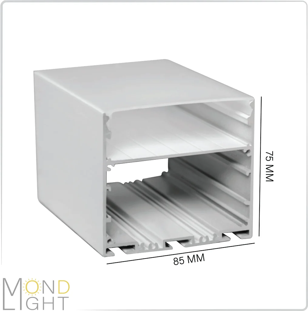 لاین نوری آویز به ارتفاع 75میلی متری و در عرض 85 میلی متر