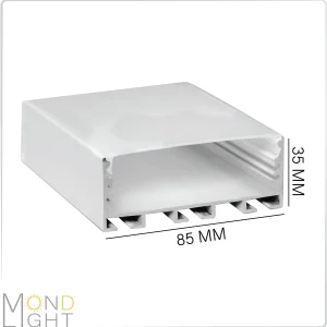 لاین نوری روکار و آویز به ارتفاع 35 میلی متری به عرض 85 میلی متری