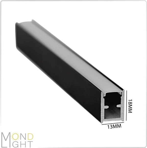 لاین نوری روکار به ارتفاع 18 میلی متری به عرض 13 میلی متری