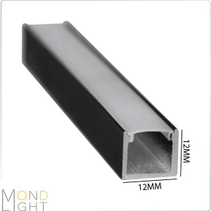 لاین نوری روکار به ارتفاع 12 میلی متری به عرض 12 میلی متری