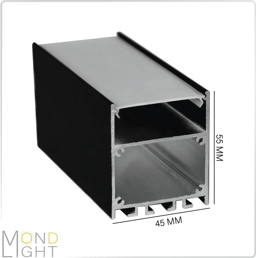 لاین نوری آویز به ارتفاع 55 میلی متری و عرض 45 میلی متری