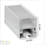 لاین نوری آویز و روکار به ارتفاع 35 میلی متری و در عرض 30 میلی متر