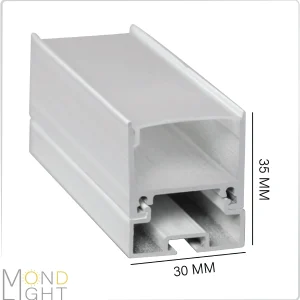 لاین نوری آویز و روکار به ارتفاع 35 میلی متری و در عرض 30 میلی متر