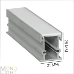 لاین نوری دفنی به ارتفاع 26 میلی متری به عرض 21 میلی تری