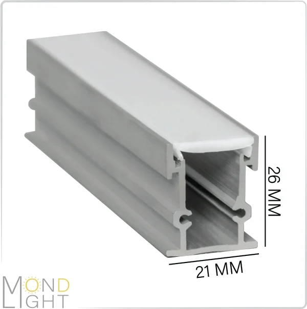 لاین نوری دفنی به ارتفاع 26 میلی متری به عرض 21 میلی تری لاین نوری دفنی به ارتفاع 26 میلی متری به عرض 21 میلی تری