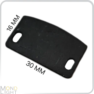 درپوش لاین نوری 30 میلی متری به ارتفاع 16 میلی متری مشکی