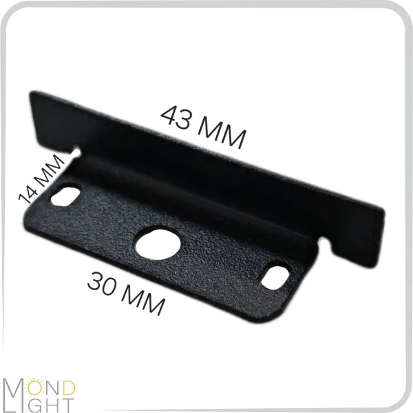 درپوش لاین نوری لبه دار به عرض 30 میلی متری به ارتفاع 14 میلی متری و عرض لبه به لبه 43 میلی متری