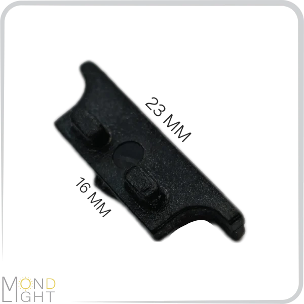 درپوش لاین نوری عرض بالا 23 میلی متری و عرض پایین16 میلی متری