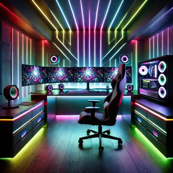 نورپردزای اتاق گیمینگ