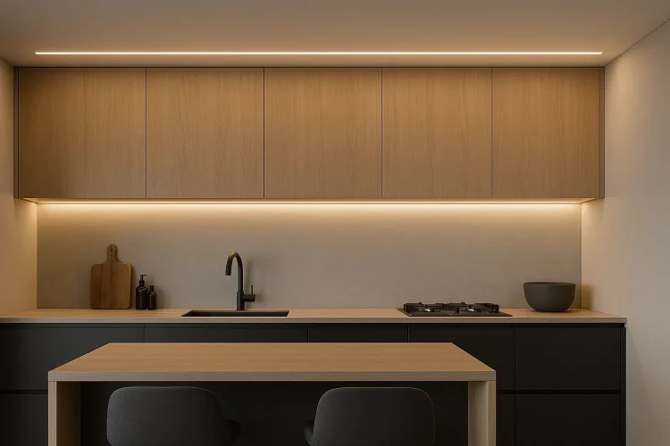 تصویر شاخص نورپردازی آشپزخانه